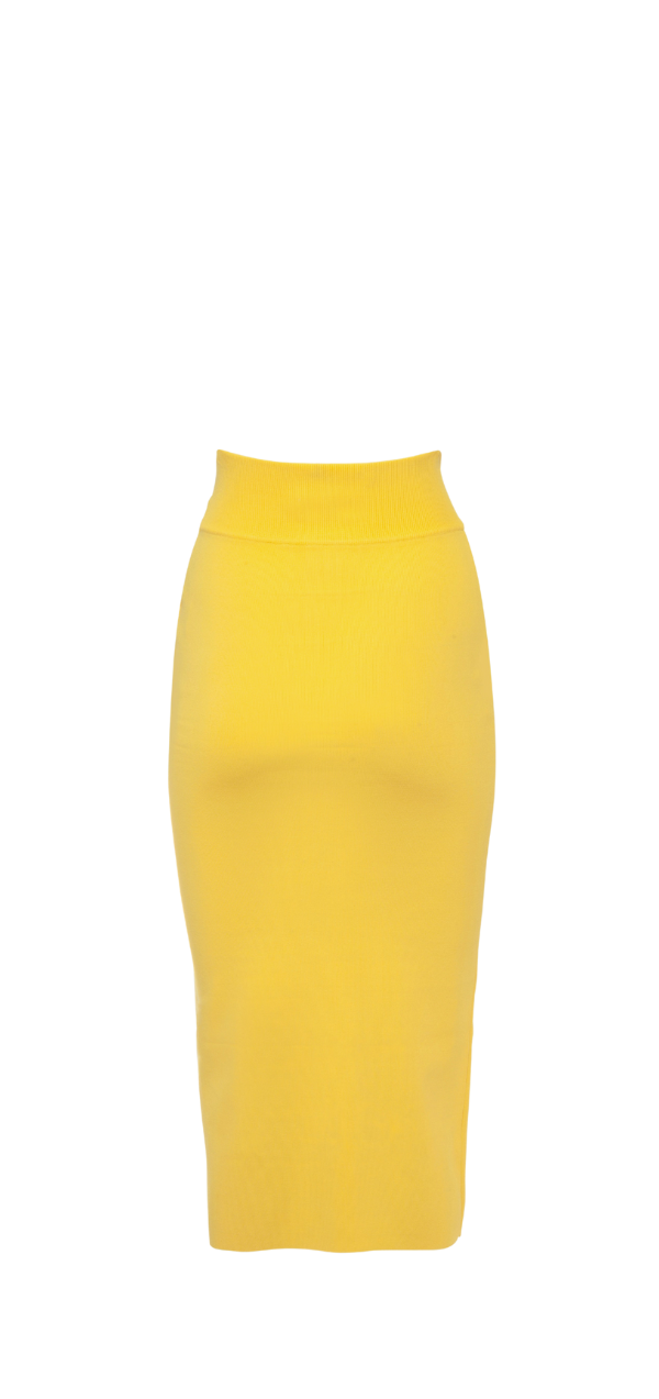 Kenza Knit Skirt - Yellow