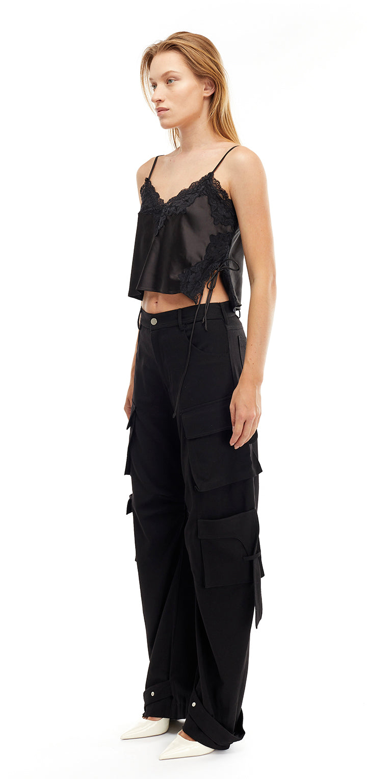 Rae Cargo Pants - Black