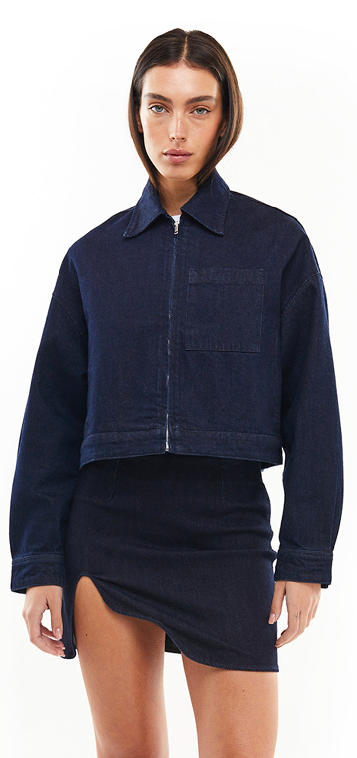 Emma Jacket- Dark Denim