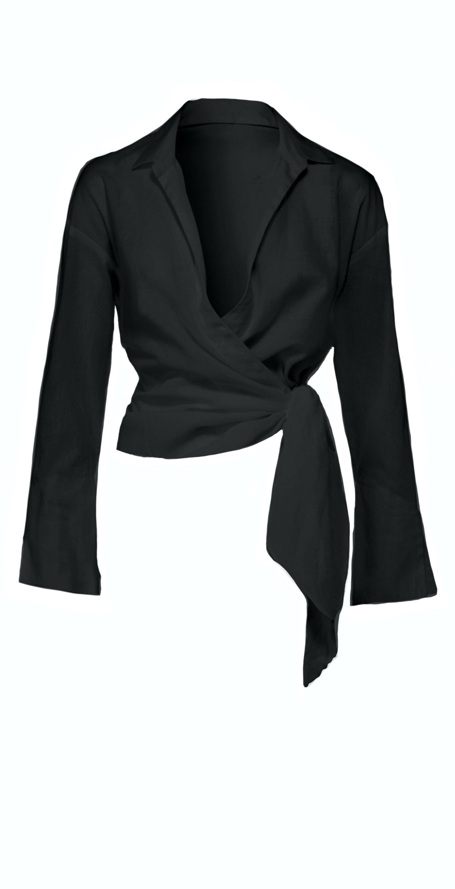 Gisele Cotton Top - Black